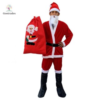 Bộ đồ trang phục ông già Noel Giáng sinh Biểu diễn thời trang