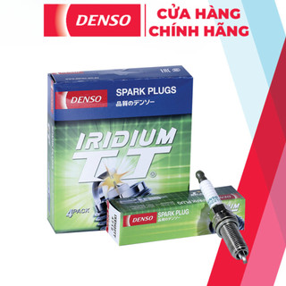 Bộ 4 Bugi Ô Tô IK20TT DENSO Iridium cho Honda City; Toyota Camry; Mitsubishi Outlander; xe Hàn đời Sâu; Mã MW267600-1000