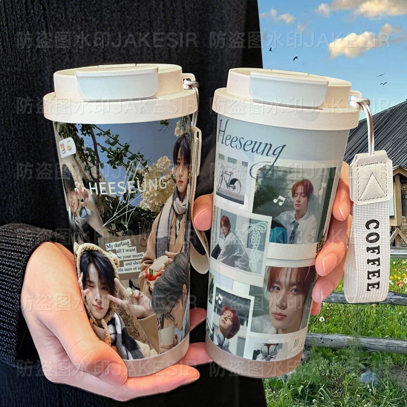 Nhiều Giảm Giá Lee Heesung Lee Heesung Bình Giữ Nhiệt Thép Không Gỉ Sinh Viên Ống Hút Giá Trị Cao Uố