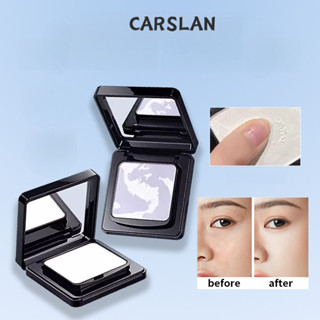 CARSLAN Bột từ tính màu đen Kem che khuyết điểm Kiểm soát dầu Bột trang điểm chống thấm nước và lâu trôi Làm sáng da mặt tự nhiên tối