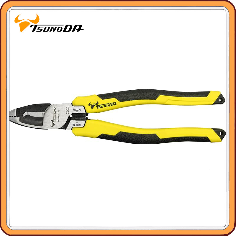 TSUNODA Power VA Pliers with 3 Functions for Cutting VVF Wire, Copper Wire, and Antenna Support Wire