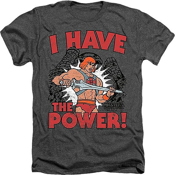 Popfunk Classic Masters of The Universe I Have The Power T Shirt & Sticker