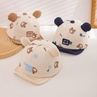 Vành Mềm Bé Mũ Bóng Chày Hoạt Hình Đáng Yêu Gấu Trẻ Sơ Sinh Mũ Có Thể Điều Chỉnh Cho Bé Mũ Cotton Nhẹ Bé Trai Bé Gái Mũ 4-18 Tháng 