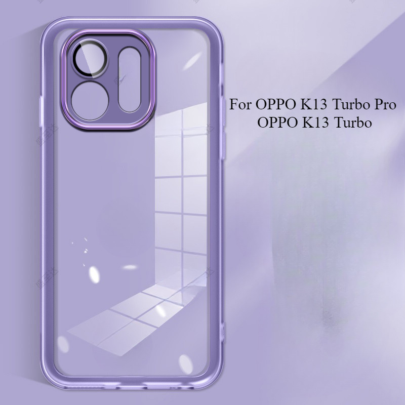 Ốp Điện Thoại Silicon Bảo Vệ Toàn Diện Ống Kính Cho Oppo K13 Turbo Pro Mềm Chống Sốc Trong Suốt Cho 