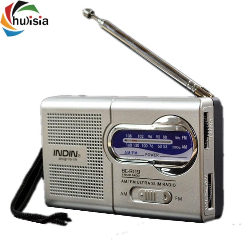 chulisia BC-R119 Di Động Am Fm Radio Pocket Âm Nhạc Không Dây Có Loa