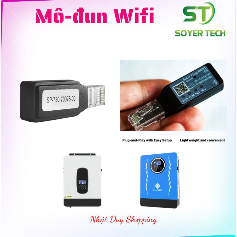 Mô-đun WiFi  Y&H MPS-WIFI với giải pháp giám sát từ xa RS232 dùng cho biến tần SUMRY -SP-SUOER-078