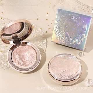  Flower Hall Master Lion Highlight Powder Brightening Natural Three-Dimensional Contouring Shadow Chống thấm nước Pearlescent Fine Shimmer Highlight Powder QC1O 