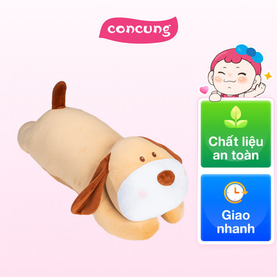 Thú nhồi bông gối ôm chó nâu ngộ nghĩnh Animo C404(TĐ)