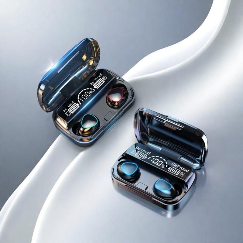 Tai nghe Bluetooth M10 Tai nghe rảnh tay LED Dispay Tai nghe Bluetooth HiFi Stereo Âm nhạc Tai nghe 