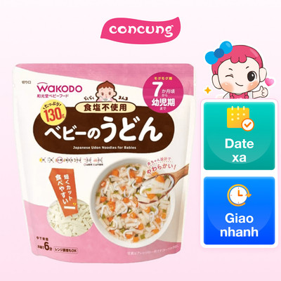 Mì udon không muối Easy Manma Wakodo cho bé