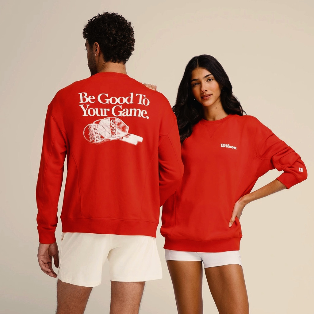 Áo khoác thể thao quần vợt nam nữ Wilson Parkside Crew Áo khoác Undercover