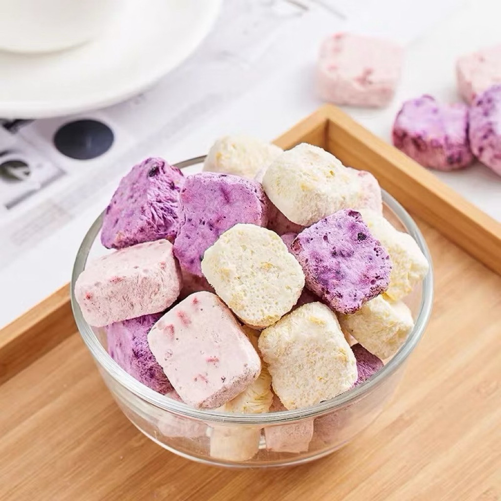 300gr Viên Sữa Chua Trái Cây Sấy Giòn Thăng Hoa Mix Vị
