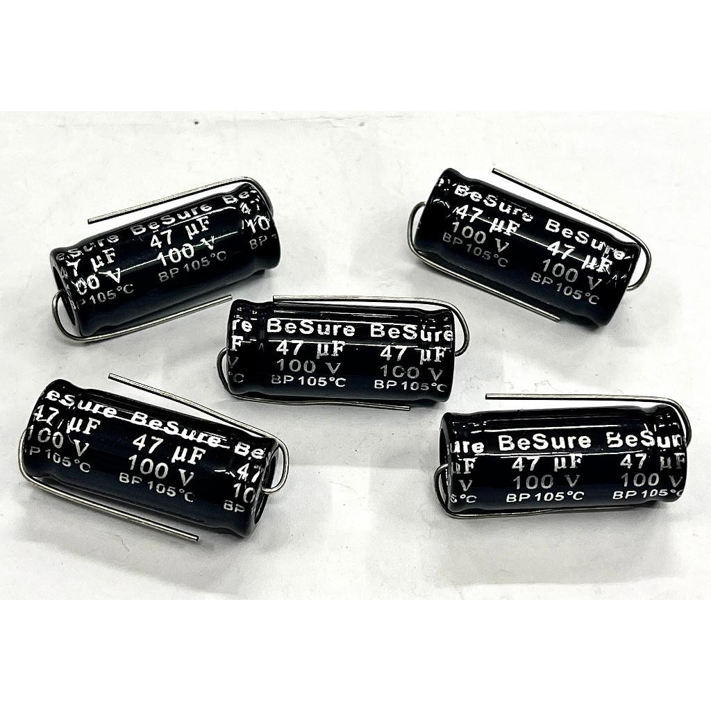 Combo 5 chiếc tụ loa 2 đầu 47uf/100v  -- Phương Huy --