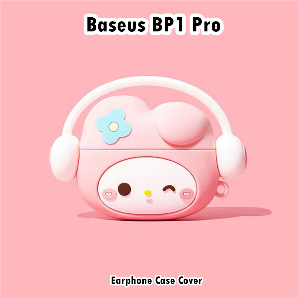 Dành Cho Baseus BP1 Pro Ốp Lưng Hoạt Hình Đổi Mới Silicon Mềm Vỏ Tai Nghe Vỏ NO.2