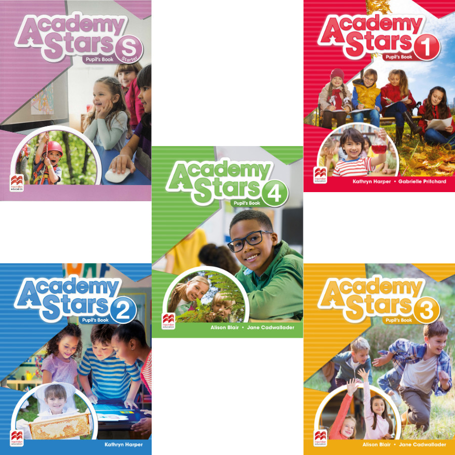 Bộ academy stars starter,1,2,3,4 (tặng kèm file nghe)