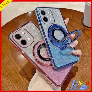 Ốp điện thoại Vivo Y28 4G / Y18 / Y03 / Y17S / Y16 / Y15S / Y01 / Y22 / Y22S / Y02A / Y02 / Y02T có giá đỡ ZJSF