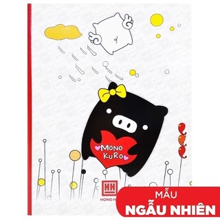 Tập class monokuro boo - 4 ly ngang 200 trang - hồng hà 0390