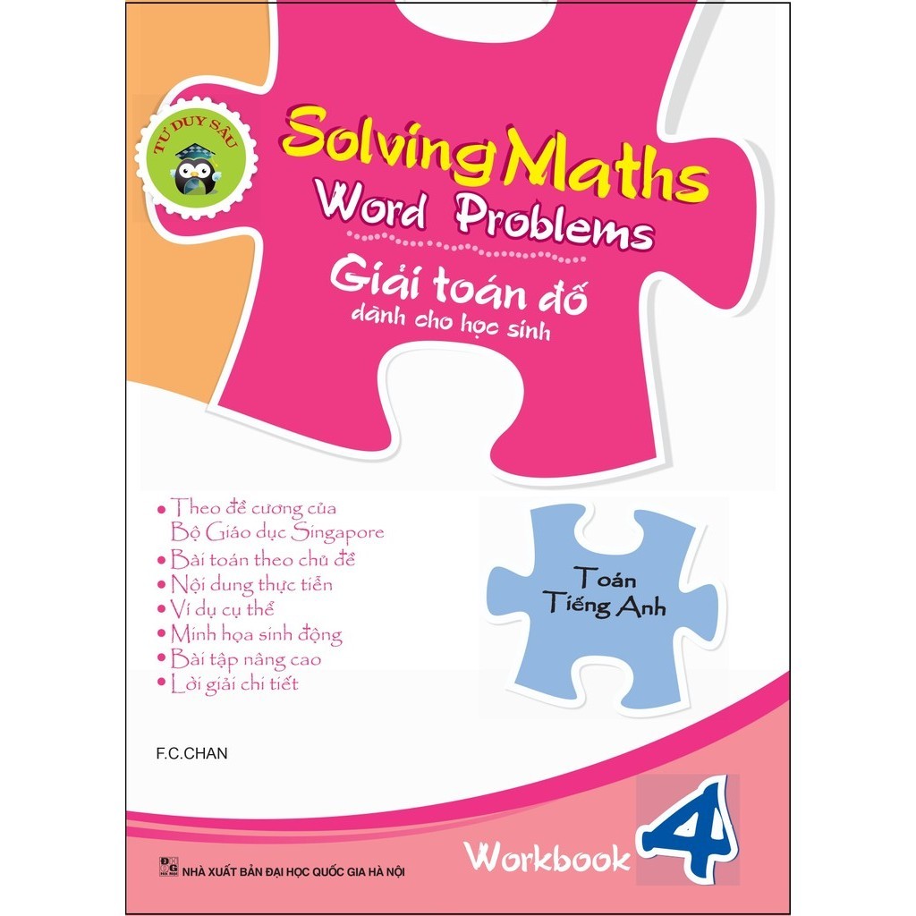 Sách - Solving Maths Word Problems - Giải Toán Đố Dành Cho Học Sinh - Workbook 4