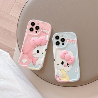 Iphone Hoạt Hình Dễ Thương Bestie Stick Face Kitty Cat Và Melodie Thời Trang Pop Bao Gồm Tất Cả Chống Rơi Vỏ Điện Thoại Cho 7 7plus 8 8plus Xs Xr 11 12 13 14 15 Pro Plus Promax
