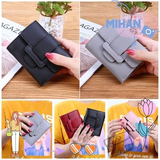 Ví da PU MIHAN1 Túi đựng thẻ ly hợp mỏng Túi đựng tiền Ví đựng tiền xu