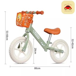  Xe chòi chân cho bé có giỏ xe bằng nhựa  tặng 1 đồ chơi con vịt -HKM Bobby 