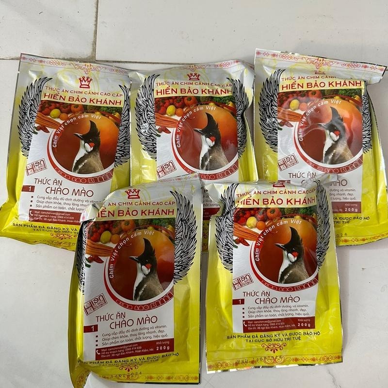 5 Gói Cám CHÀO Mào Hiển BẢO KHÁNH Số 1