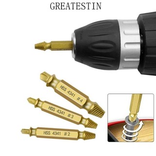 Greateskss 6 CÁI Dụng cụ tháo vít đầu bị hư hỏng, Bộ mũi khoan dễ dàng lấy máy nhổ vít bị hư hỏng, Dụng cụ tháo dỡ chuyên nghiệp chất lượng cao Dụng cụ tháo vít bị hỏng bền bỉ