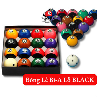 [THỊNH TÂM] Lẻ Bóng Bida Lỗ Yameiya Đen, Bóng Bi-A Lẻ Số Pool Black CLB