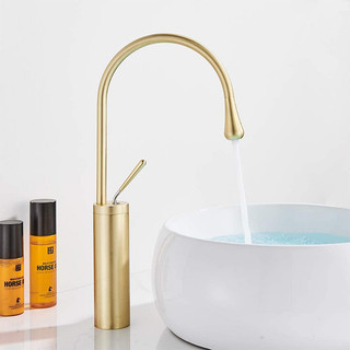 Vòi lavabo nóng lạnh chất liệu Đồng cao cấp, vòi thiên nga cao cấp