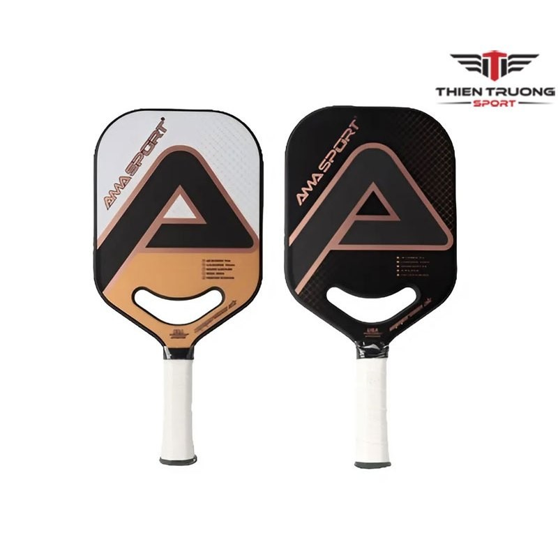 Vợt Pickleball Ama sport PP002 Cao Cấp Mẫu Vợt Picklelall Mới Nhất Carbon 3K Dày 19.6mm +Kèm Túi Đựn