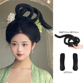 Búi tóc gia cổ trang hanfu chụp concept studio đóng phim - TOC31