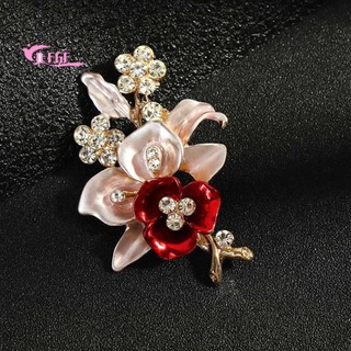 DFGF cài áo hình bông hoa đính đá sang trọng cho nữ