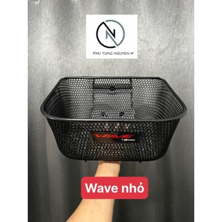 Rổ lưới gắn xe máy Wave NHỎ dưới hàng rẻ đẹp bền tặng kèm ốc gắn rổ MS04