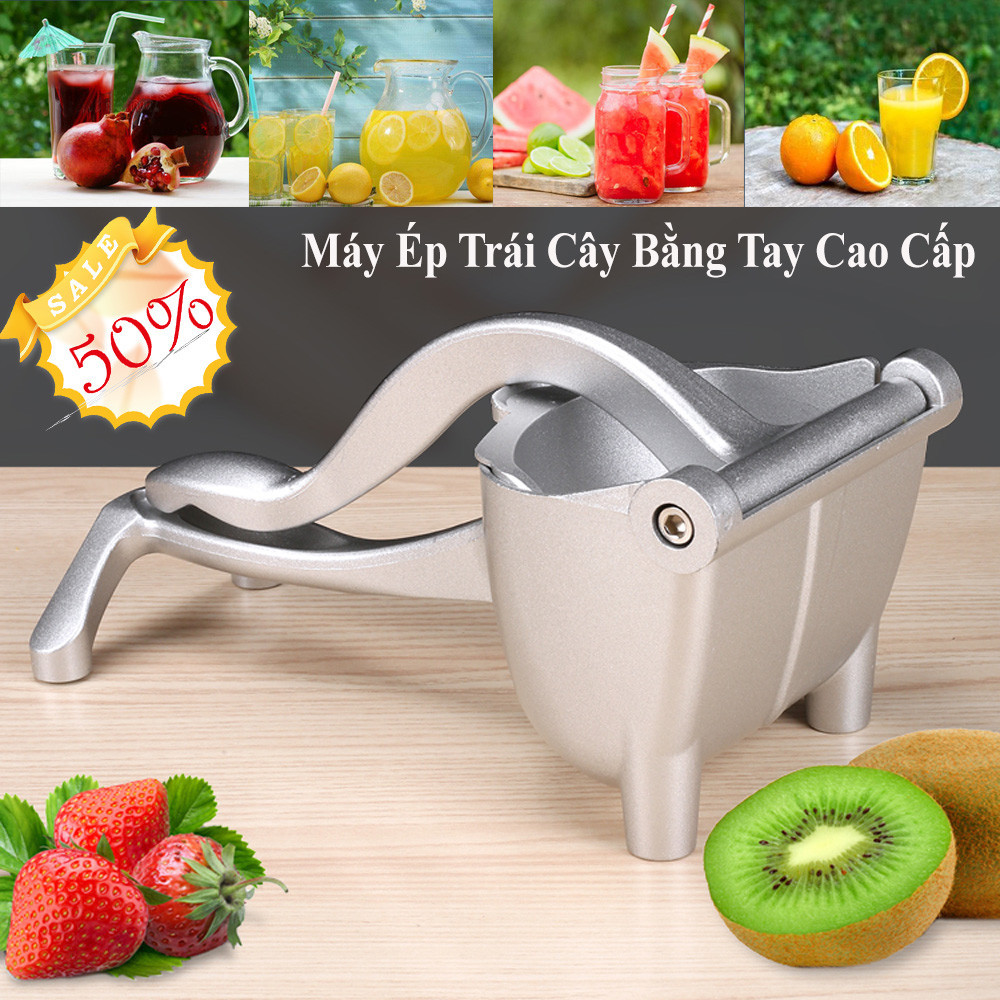 Máy Vắt Cam Chanh ép Nước Rau Củ Cầm Tay Tại Nhà Bằng Nhôm Siêu Bền Chống Gỉ Sét - Dụng Cụ ép Hoa Quả Trái Cây

