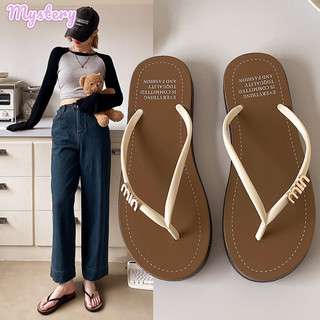 Dép xỏ ngón đa năng họa tiết chữ lồng thời trang dành cho nữ Dép xỏ ngón thoải mái