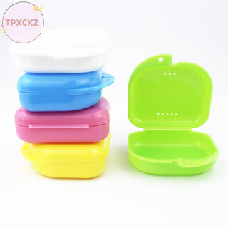 Tpxckz Răng Giữ Lỗ Nhỏ Hộp Răng Nẹp Hộp Đựng Bảo Vệ Miệng Bảo Vệ Răng Giả Hộp Bảo Quản Sạch Sắp Xếp Trường Hợp VN