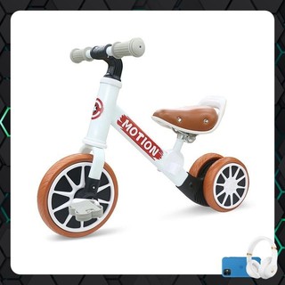 Xe chòi chân kết hợp xe đạp motion, yên da - hàng chính hãng