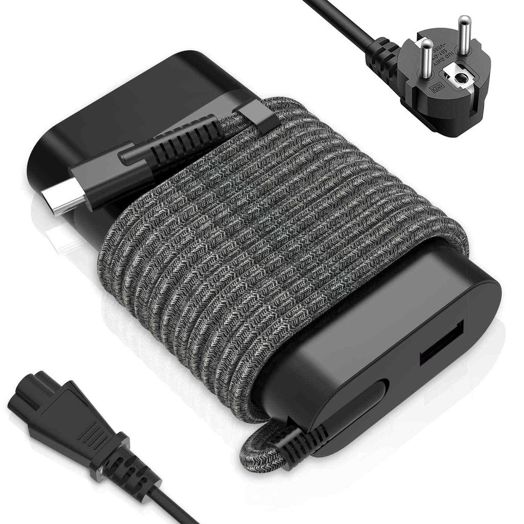Slim 65W Du Lịch USB C AC Sạc Adapter Cho HP Spectre HP Elitebook HP ProBook HP Pavilion HP Elite x2