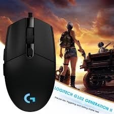 (VIP) Chuột Máy Tính Có Dây Mouse Gaming Logitech G102 Chơi Game Cực Chất