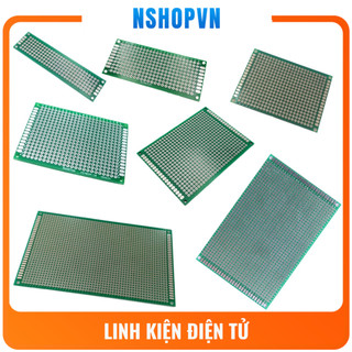Test board hàn, Bản mạch hàn 2 mặt sợi thủy tinh nhiều kích thước