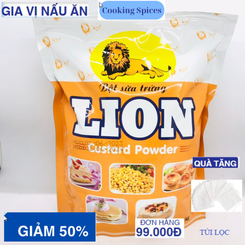 1kg bột trứng sữa sư tử Lion