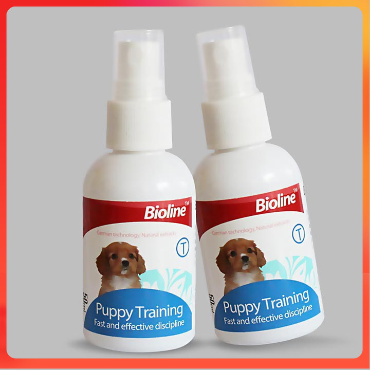 Xịt hướng dẫn đi vệ sinh đúng chỗ cho chó mèo - Bioline - Milky Pet
