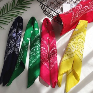 Khăn bandana hiphop turban EXO BTS cotton nam nữ phong cách Hàn Quốc đủ màu đen, đỏ, trắng, xanh, vàng, cam, hồng