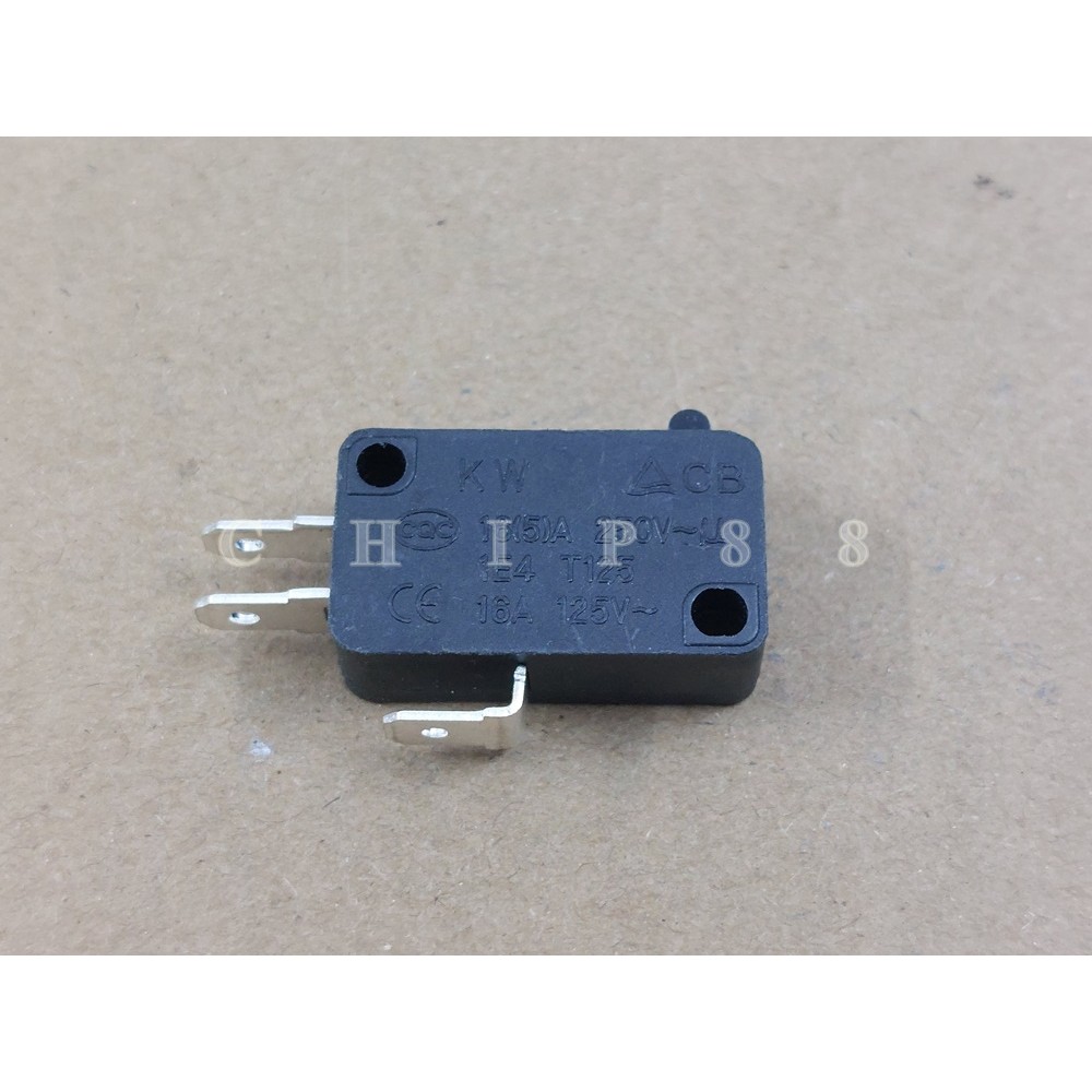 Công tắc 3 chân loại thường mở 16A 250v ( thường dùng trong nồi cơm, công tắc cửa lò vi sóng )