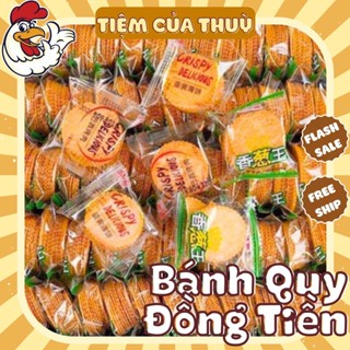  500G Bánh Quy Đồng Tiền Bơ Sữa Bánh Quy Đồng Tiền MIx Vị Nội ĐỊa Tiệm Ăn Vặt Thuỳ Bùi 