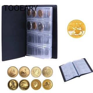 TOOEARY Công CỤ Bộ sưu tập tiền xu Sách Quà tặng Giá đỡ tiền xu chất lượng cao Sách tiền 10 trang Lưu trữ tiền xu