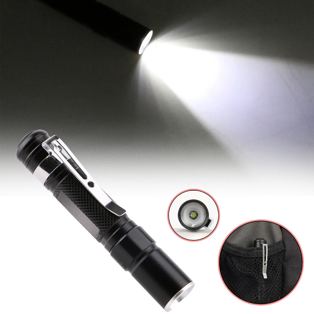 Đèn pin LED Mini Đèn khẩn cấp Đèn pin siêu sáng Đèn pin nhỏ Đèn pin bỏ túi Đèn pin bút