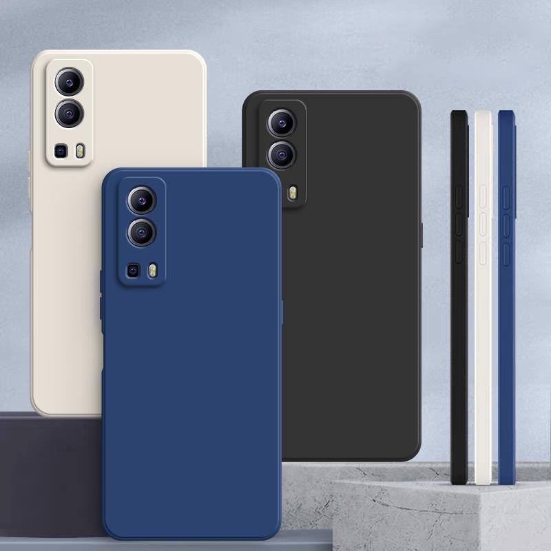 Ốp lưng Vivo y72 5g Y52 5g, màu trơn Vivo Y52 5g / y72 5g Vỏ bảo vệ silicon chống rơi màu trơn đơn g