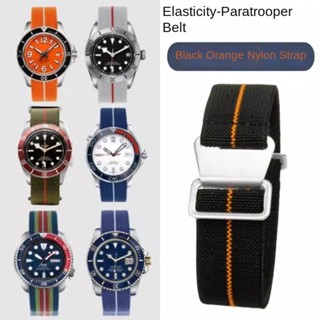 18 / 20 / 22mm Nato Nylon Dây Dù Snap Co Giãn Vải Dù Dù Dây Đeo Đồng Hồ Cho Omega Seamaster Đa Năng Phong Cách Quân Sự Thay Thế Vòng Tay Đồng Hồ