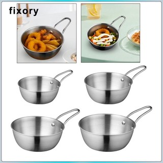 Fixory 304 Thép Không Gỉ Cắm Trại Nồi Bát Bộ Đồ Ăn Bát Thực Phẩm Đa Năng Cho Nhà Bếp Phòng Ăn